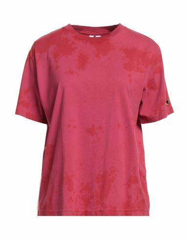 Champion Woman T-shirt Magenta Cotton Cover