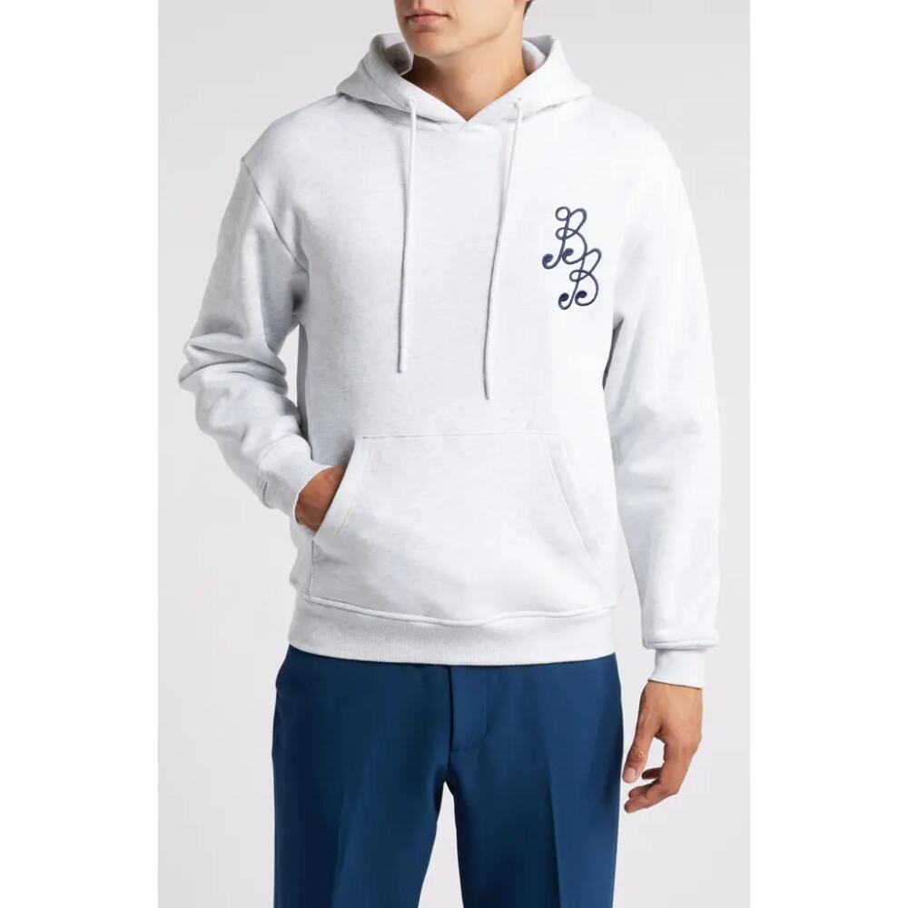 BOGEY BOYS Essential Cotton Hoodie in Heather Grey Cover