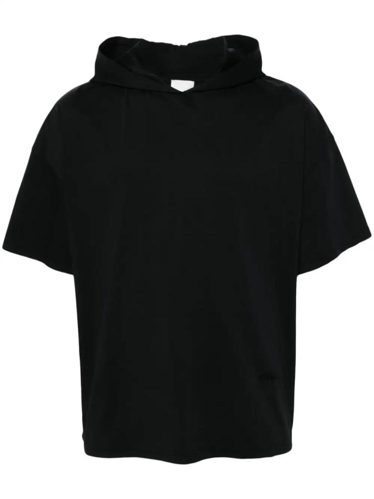 Nanushka hooded organic cotton T-shirt - Black Cover