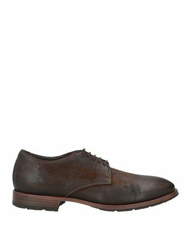 Preventi Man Lace-up shoes Dark brown Leather Cover