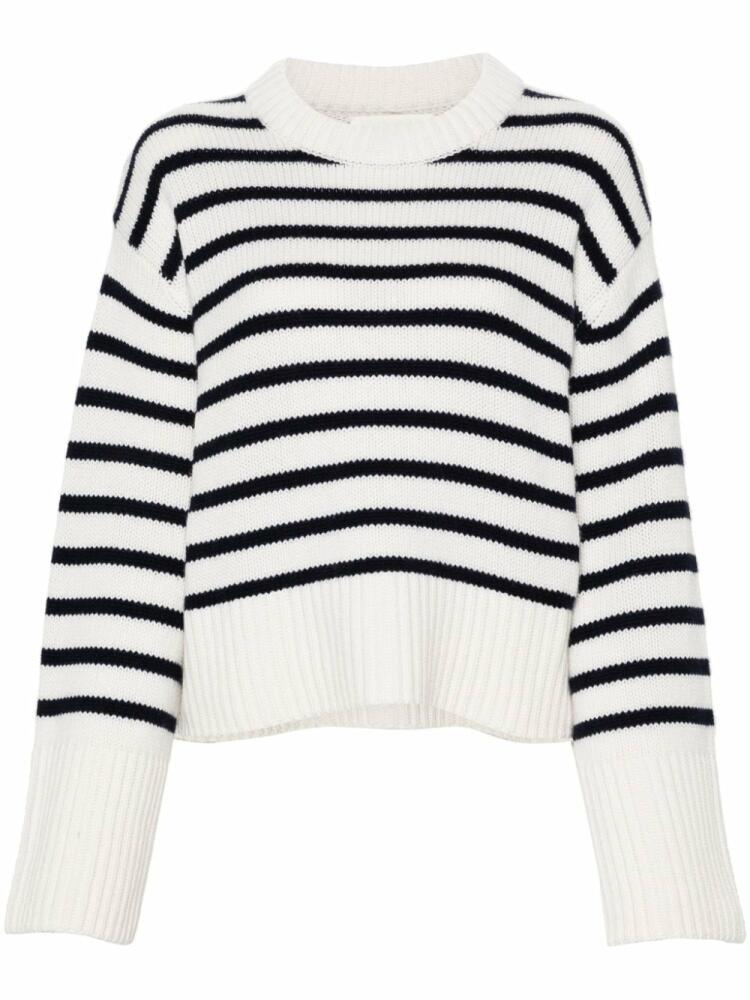 Lisa Yang Sony striped cashmere jumper - Neutrals Cover