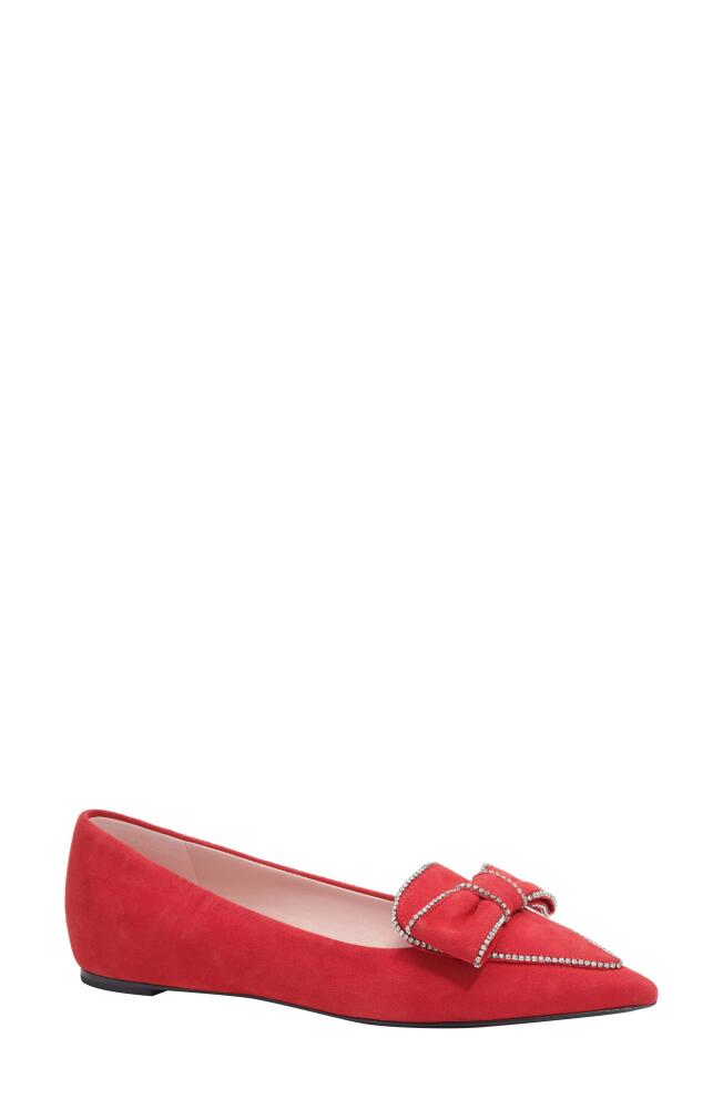 Kate Spade New York be dazzled pointed toe flat in Sour Cherry Cover