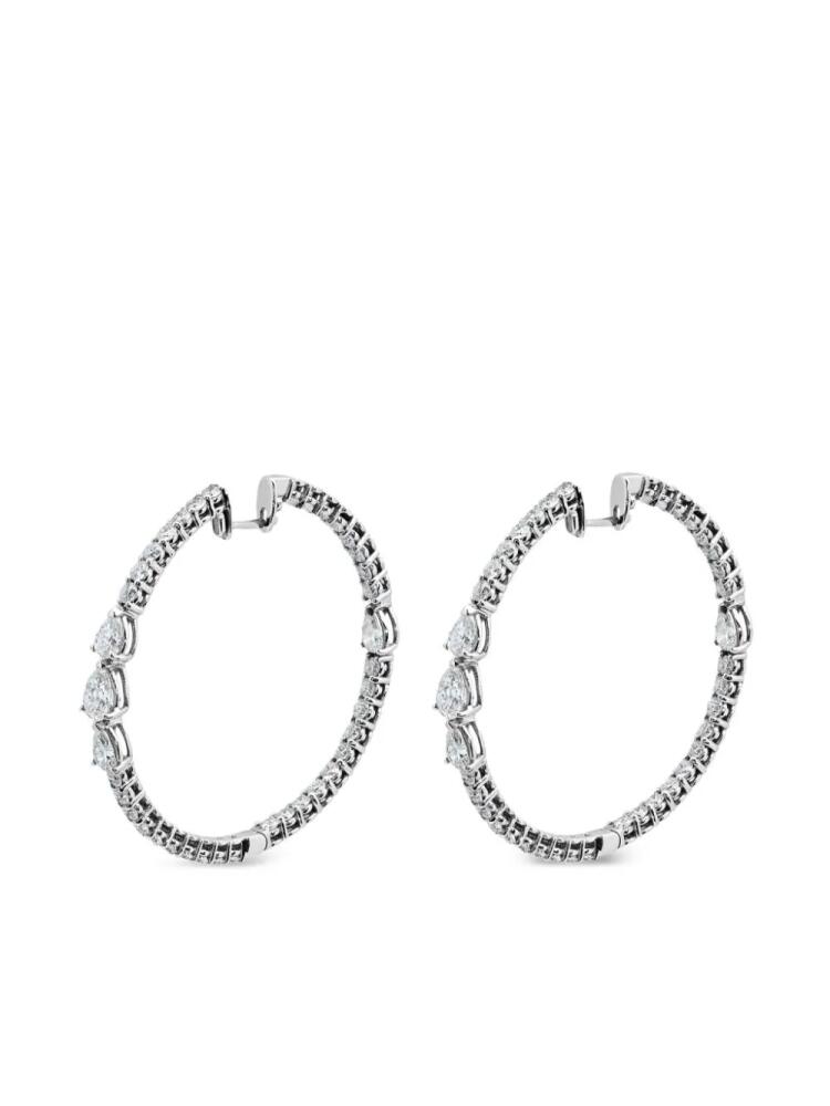 Jewels Aficionado 18kt white gold diamond earrings - Silver Cover