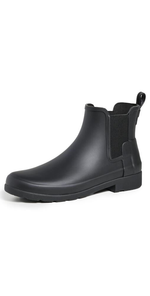 Hunter Boots Refined Chelsea Boots Black Cover