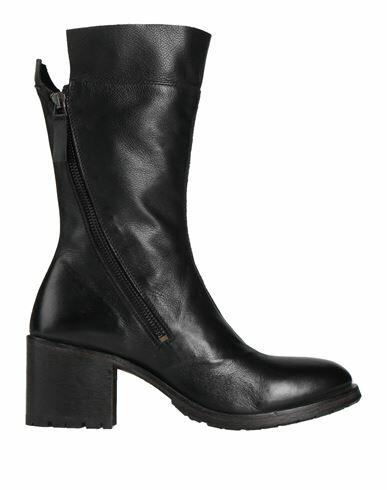 Moma Woman Ankle boots Black Calfskin Cover