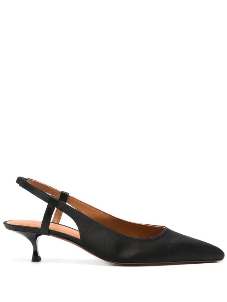 Polo Ralph Lauren 40mm satin pumps - Black Cover