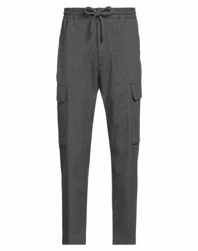 Closed Man Pants Steel grey Virgin Wool, Paper, Elastane Cover