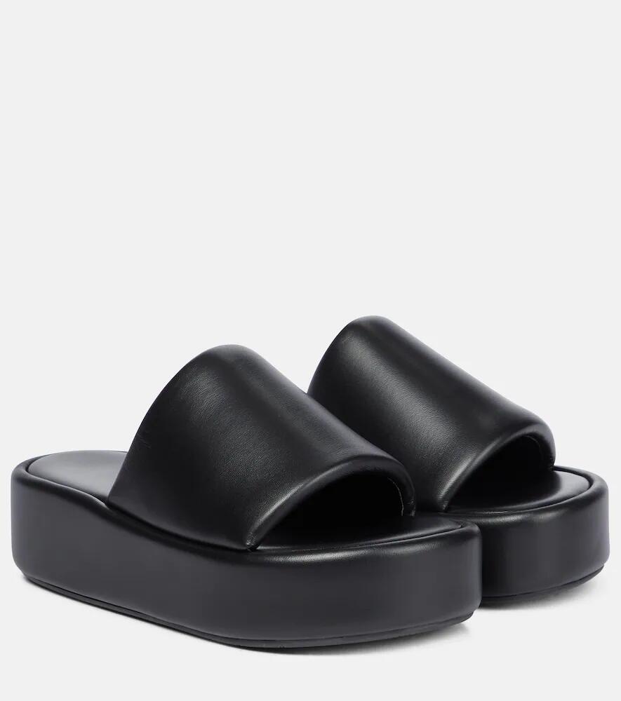 Balenciaga Rise leather platform slides Cover