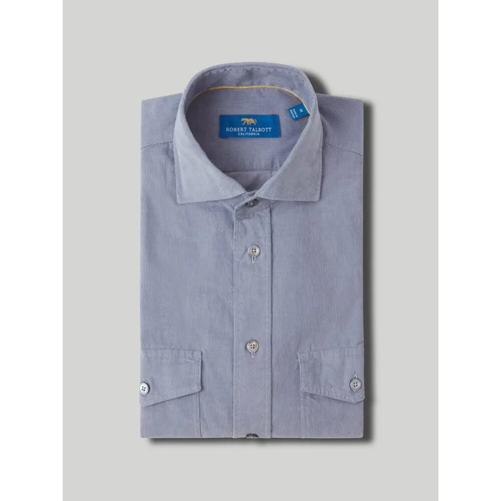 Robert Talbott Butler Pinwale Shirt in Slate Gray Cover