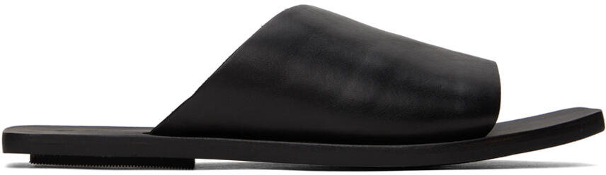 St. Agni Black Asymmetric Slides Cover