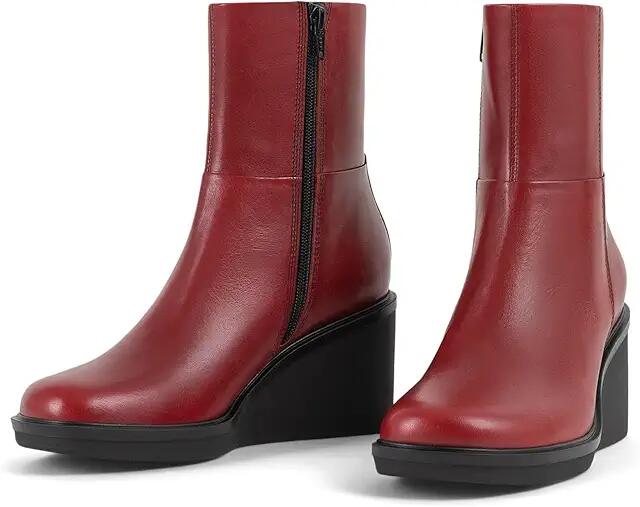 Vagabond Shoemakers Deena Leather Bootie (Dark Red) Women's Boots Cover