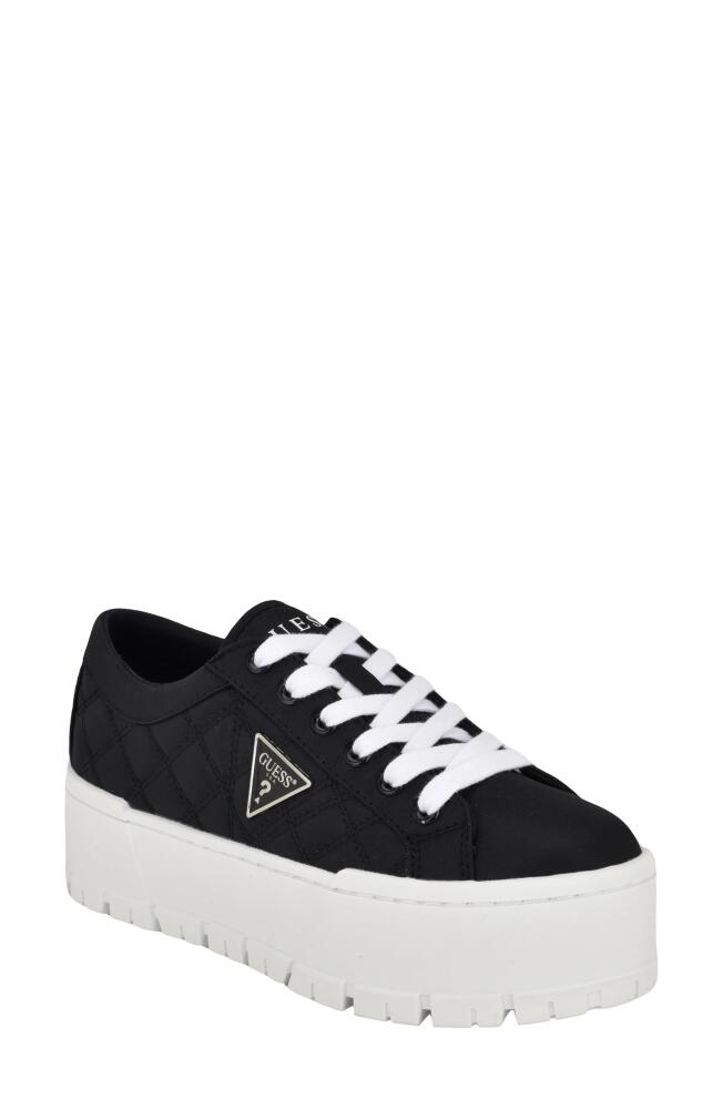 GUESS Tesie Platform Sneaker in Black Cover