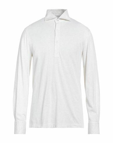 Brunello Cucinelli Man Polo shirt Off white Cotton Cover