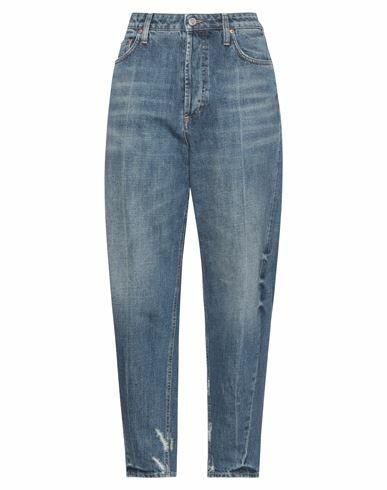 Department 5 Woman Jeans Blue Cotton Cover