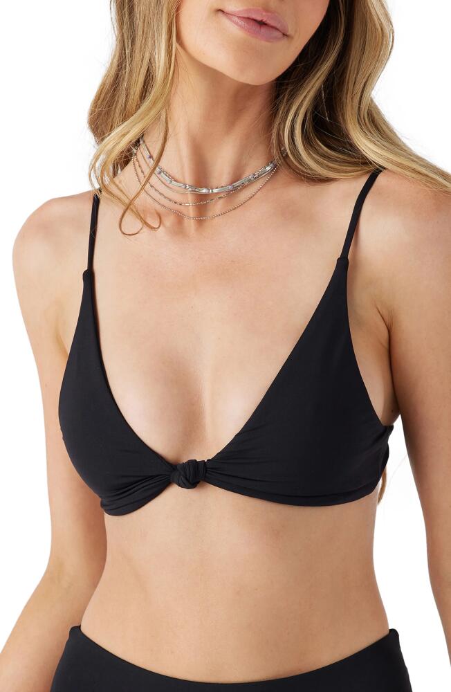 O'Neill Saltwater Pismo Solids Bikini Top in Black Cover