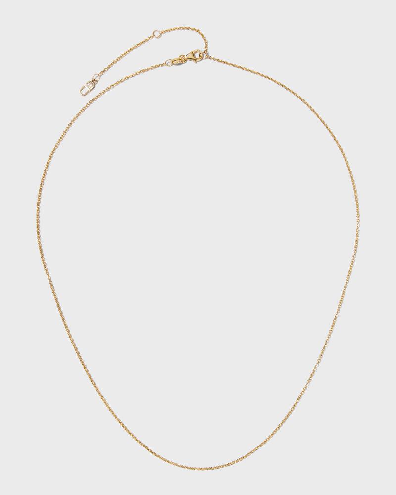 Sarah Chloe Melange 14K Gold Cable Chain Necklace Cover