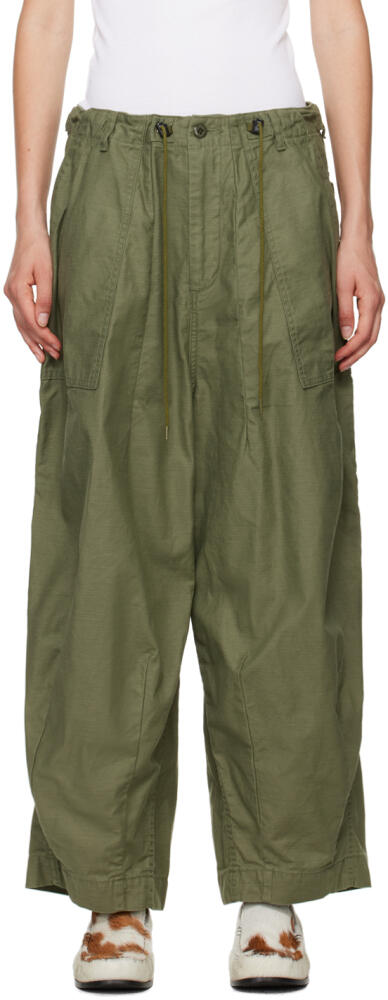 NEEDLES Khaki H.D. Trousers Cover