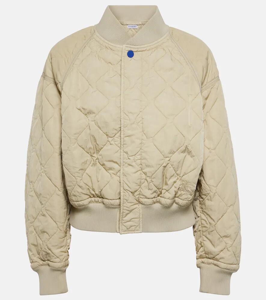 Burberry Quilted oversized bomber jacket Cover