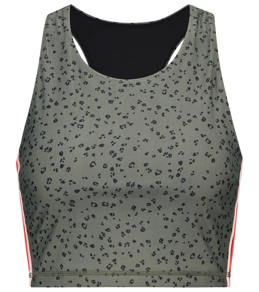 The Upside Bianca leopard-print sports bra Cover