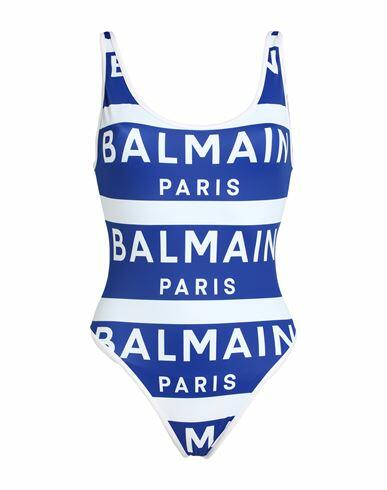 Balmain Woman One-piece swimsuit Blue Polyamide, Elastane Cover