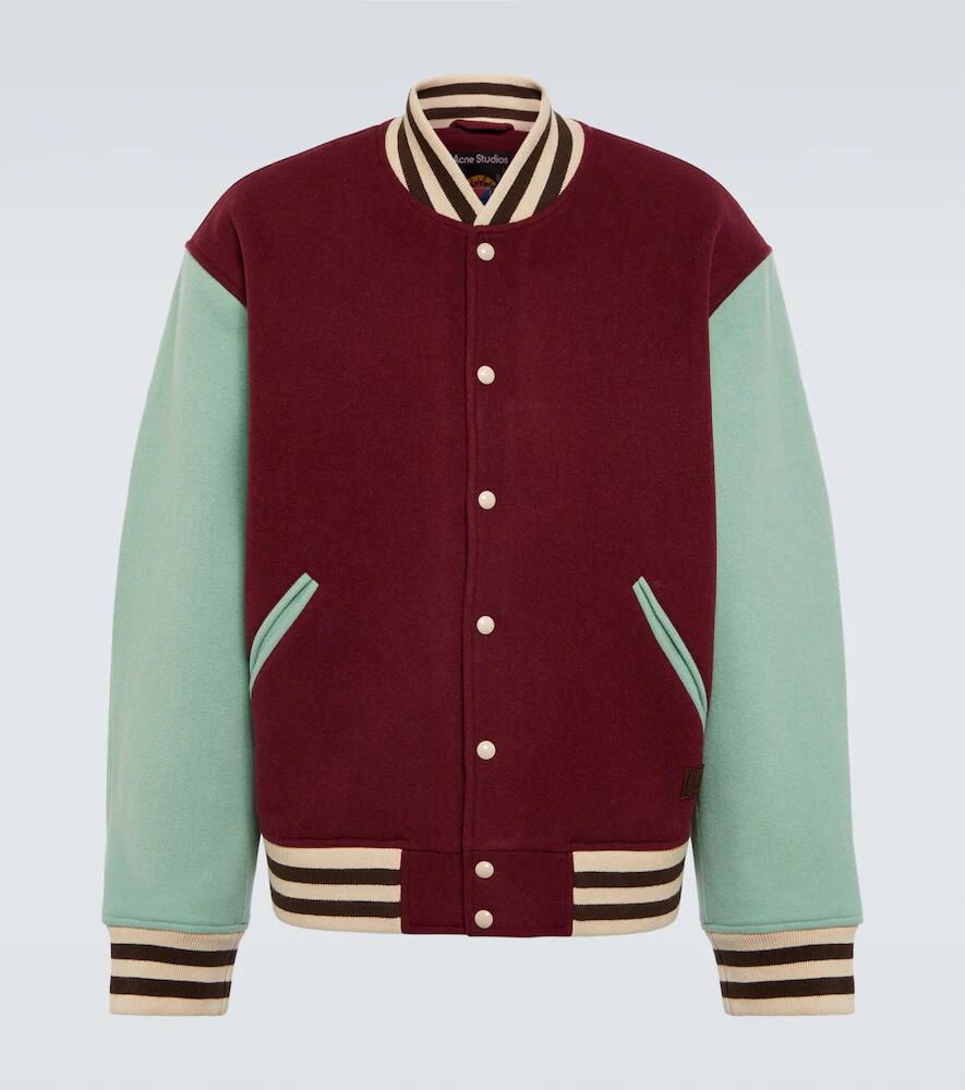 Acne Studios Wool-blend varsity jacket Cover