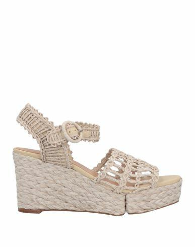 Paloma Barceló Woman Espadrilles Beige Natural raffia Cover