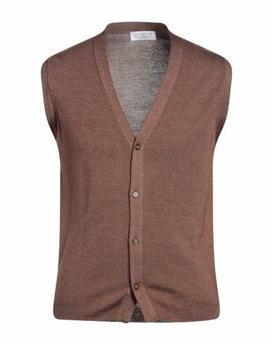 Bellwood Man Cardigan Cocoa Merino Wool Cover