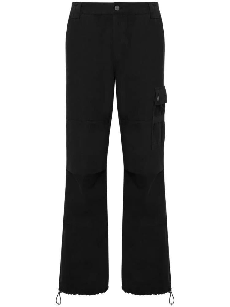 Moschino tapered-leg cargo trousers - Black Cover