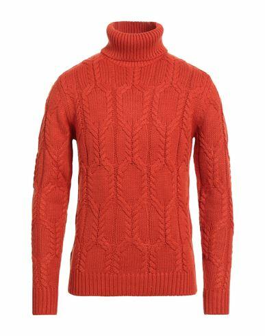 Primo Emporio Man Turtleneck Orange Acrylic, Wool Cover