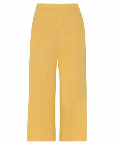 Gentryportofino Woman Pants Ocher Viscose, Polyester Cover