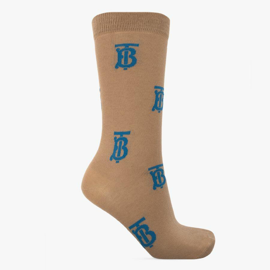 Burberry TB Monogram Knitted Socks Cover