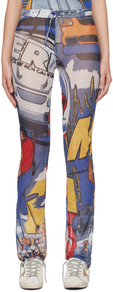 ERL Multicolor Printed Trousers Cover