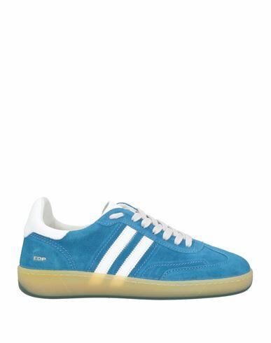 Ed Parrish Man Sneakers Azure Leather Cover