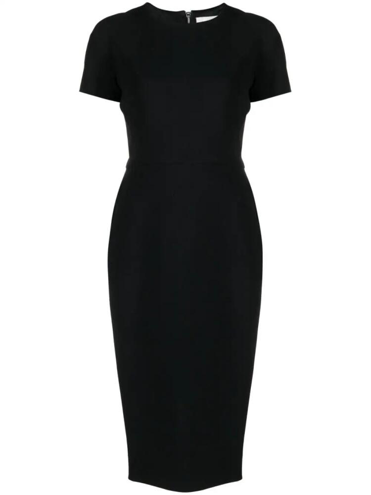 Victoria Beckham fitted midi dress - Black Cover