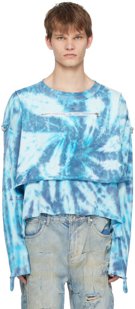 Who Decides War Blue Layered Sweatshirt Cover