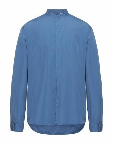 Costumein Man Shirt Slate blue Cotton Cover