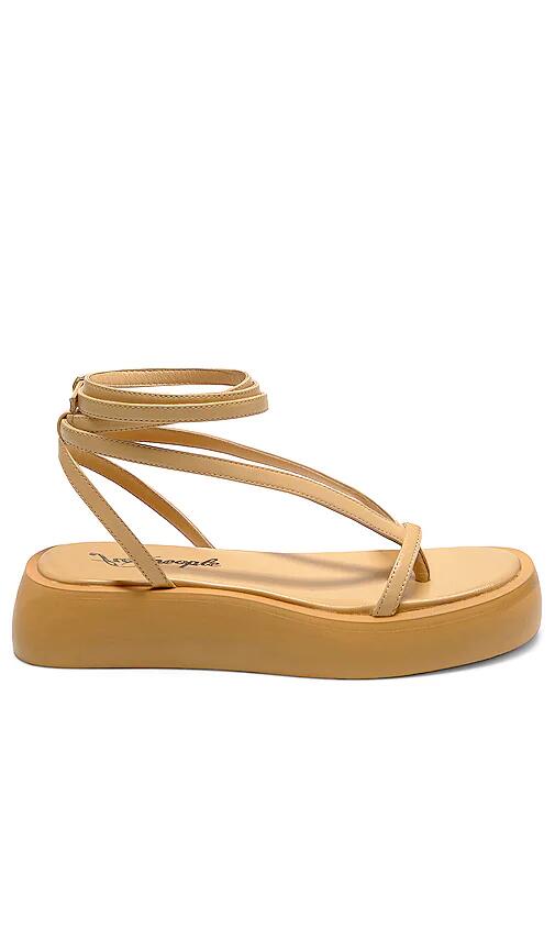 Free People Winnie Wrap Platform Sandal in Tan Cover