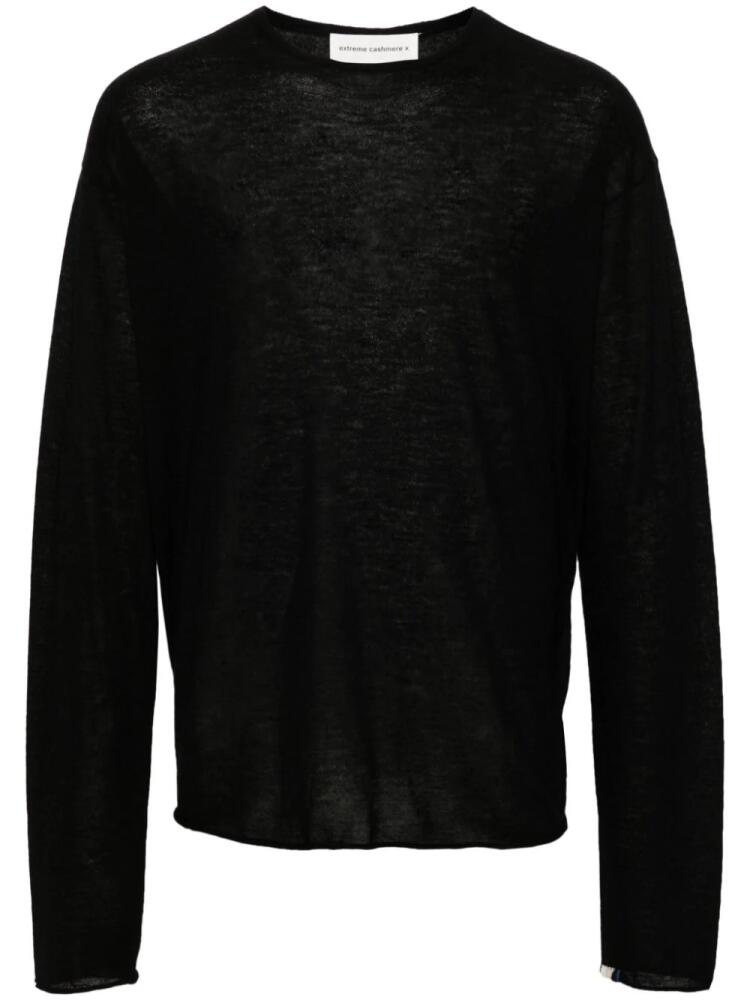 extreme cashmere Nº361 Gemini sweater - Black Cover