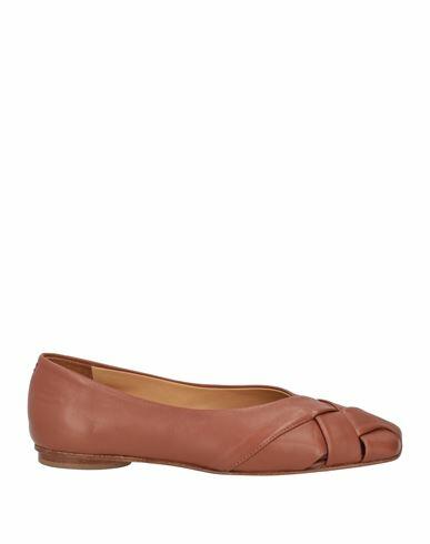 Halmanera Woman Ballet flats Tan Soft Leather Cover