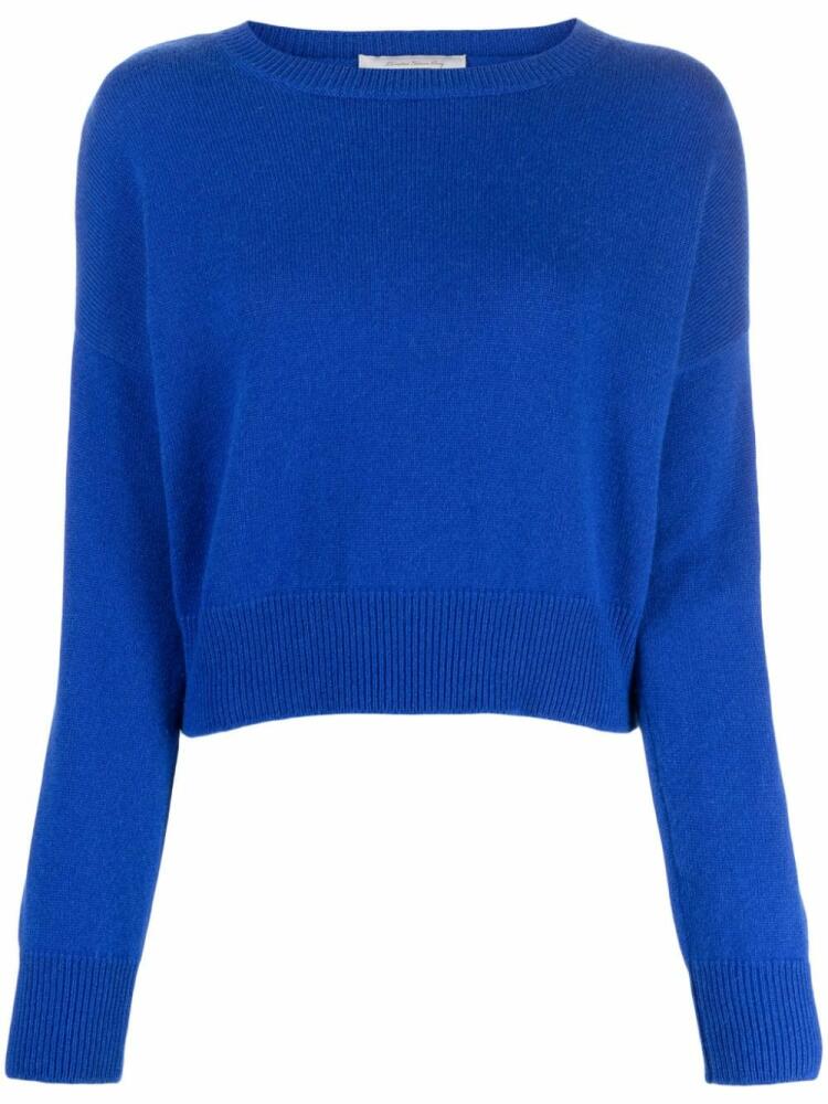 Teddy Cashmere crew-neck cashmere jumper - Blue Cover