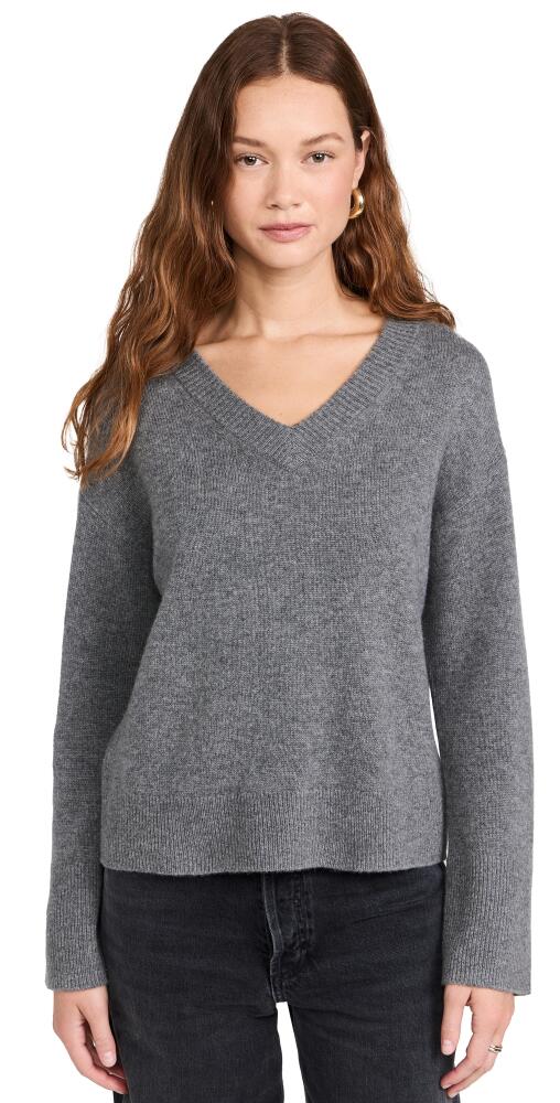 Alex Mill Standard V Neck Sweater in Cashmere Sterling Grey Cover