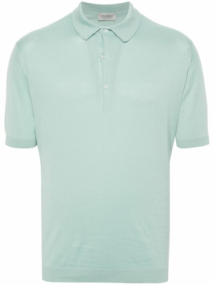 John Smedley Adrian fine-knit polo shirt - Green Cover