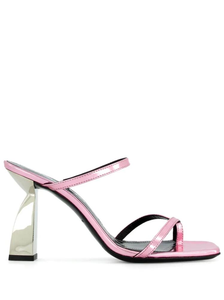 Nodaleto Angel A 90mm leather mules - Pink Cover