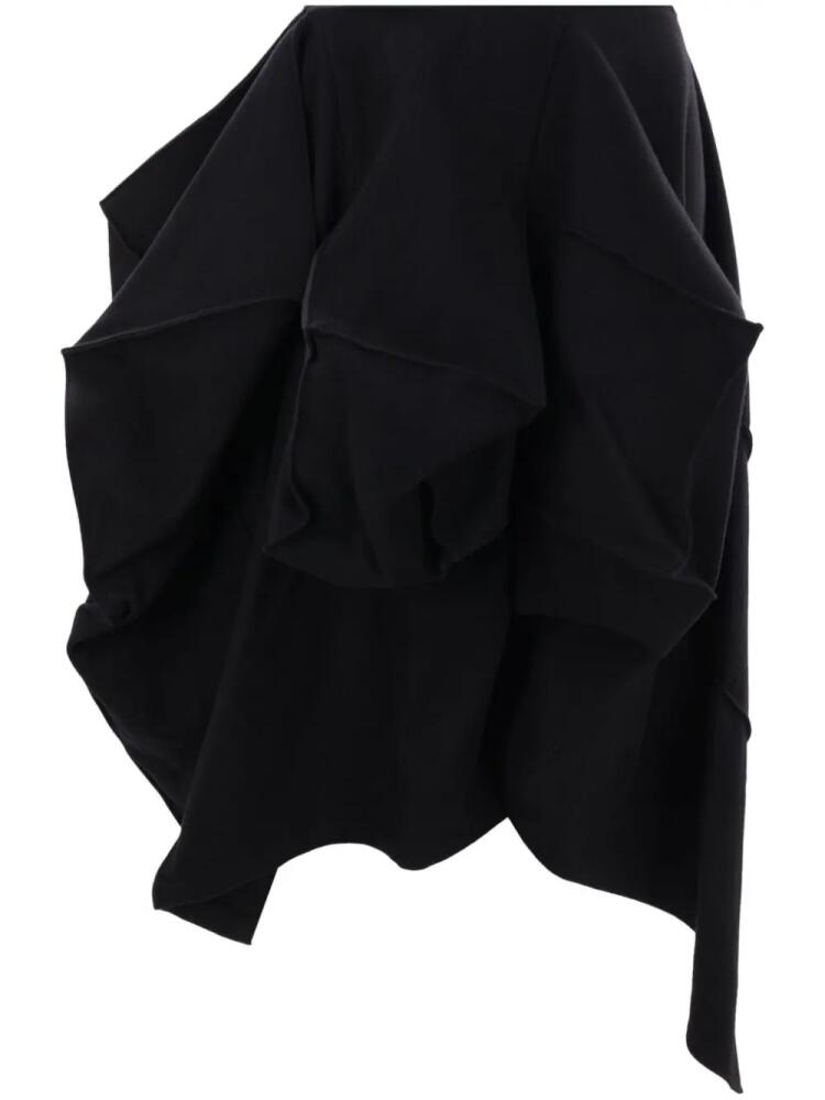 Yohji Yamamoto asymmetric-design skirt - Black Cover