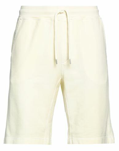 C. p. Company Man Shorts & Bermuda Shorts Light yellow Cotton Cover