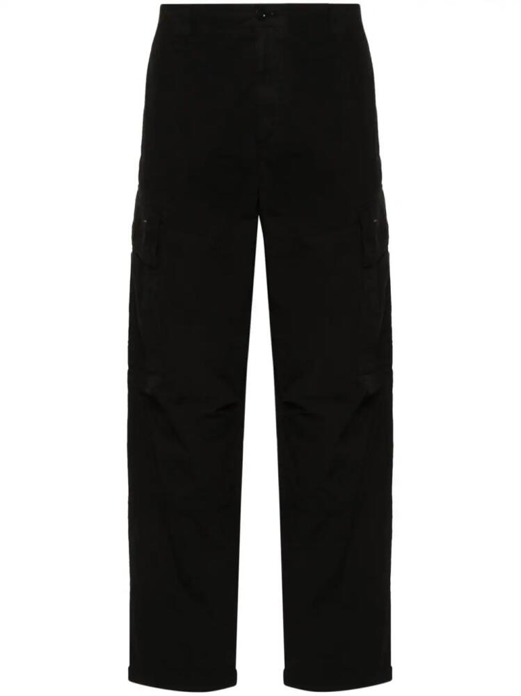 C.P. Company Lens-detail cotton cargo pants - Black Cover