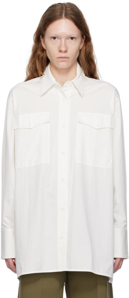 CAMILLA AND MARC White Vesta Shirt Cover