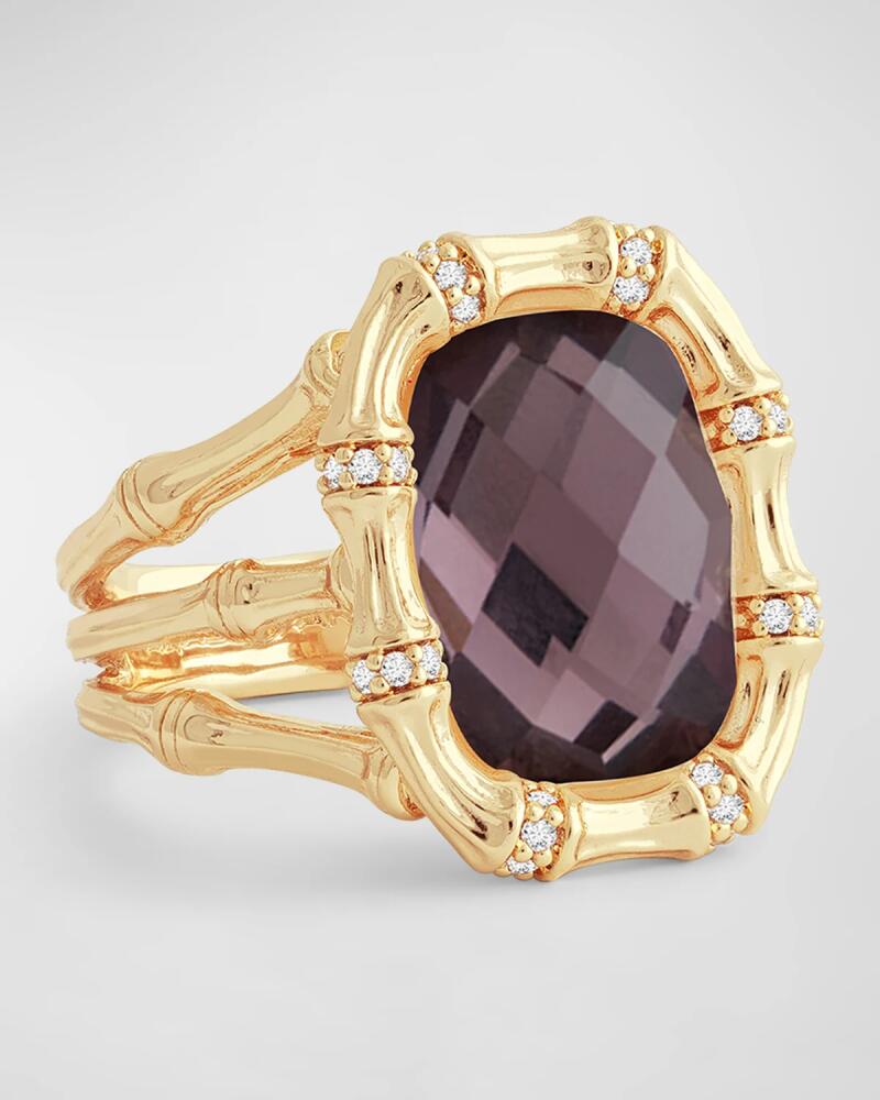 Anabel Aram Jewelry Bamboo with Stone Ring Cover