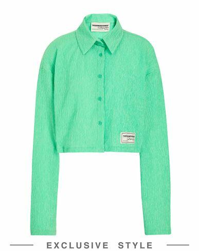 The Giving Movement X Yoox Woman Shirt Green Recycled polyester, Recycled elastane Cover