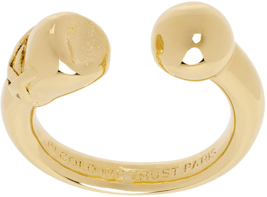 IN GOLD WE TRUST PARIS Gold Piercing Ring Cover